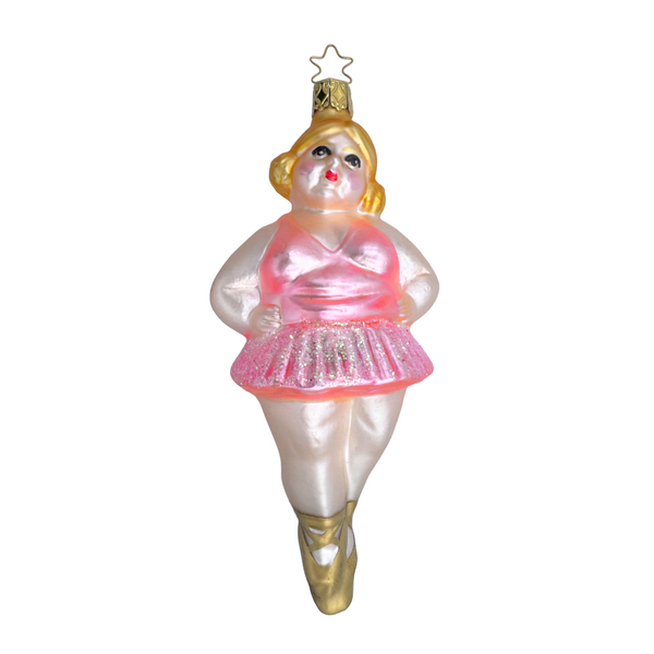 Buxom Ballerina Ornament by Inge Glas of Germany