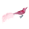 Pink Bird with Pink Feather Tail by Inge Glas of Germany