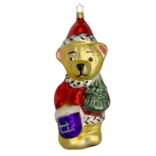 Christmas Bear, large by Inge Glas of Germany
