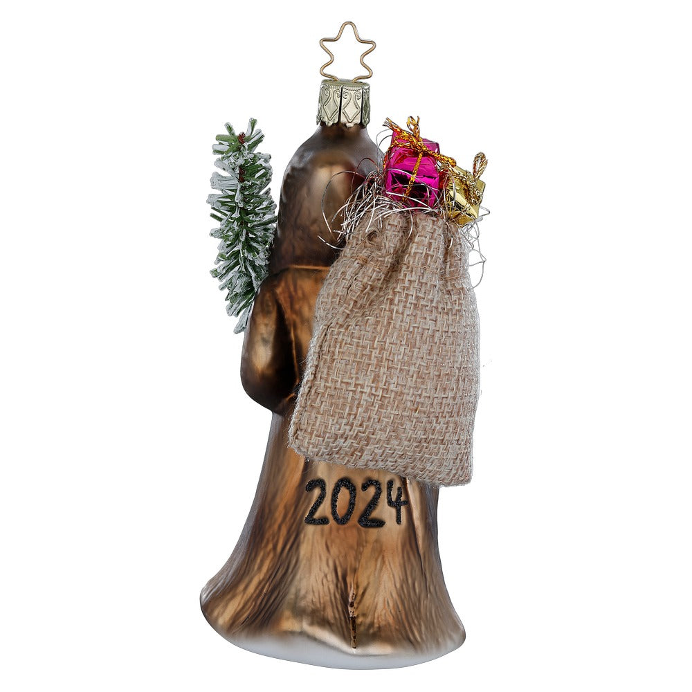 2024 Traditional Weihnachtsman Annual Ornament by Inge Glas of Germany