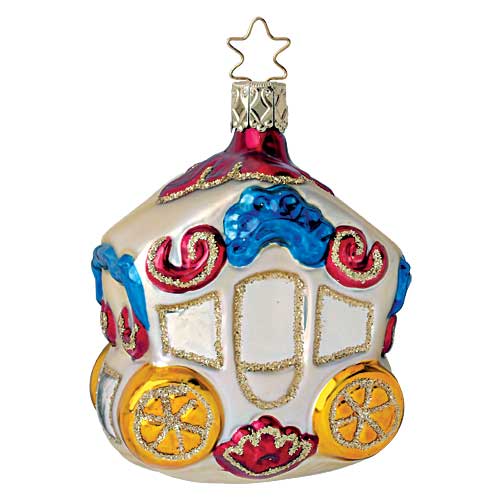 Queen's Coach Ornament by Inge Glas of Germany