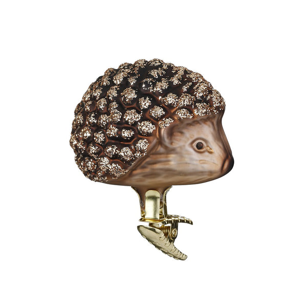 Hedgehog on clip by Inge Glas of Germany