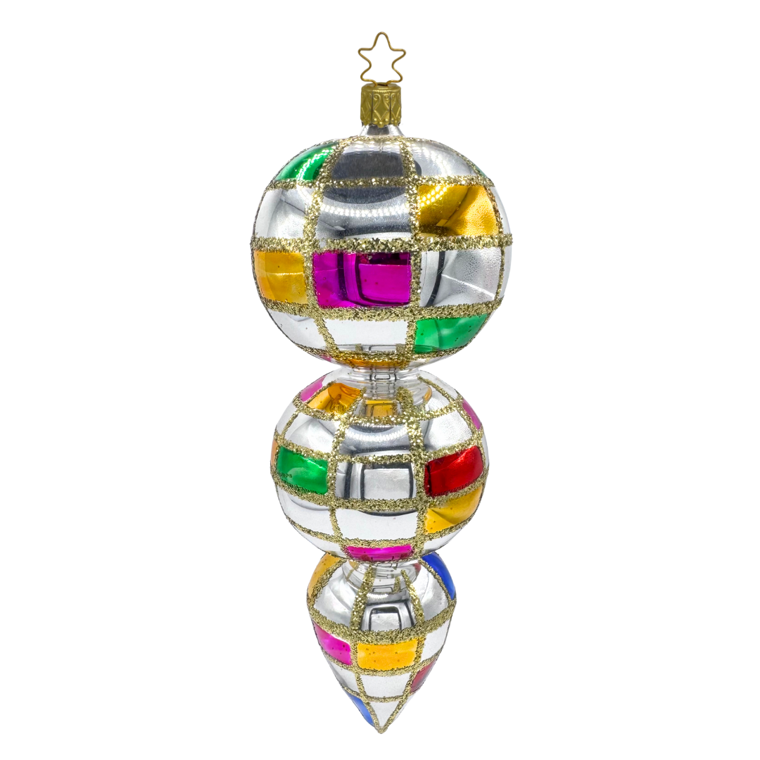 Geometric Mosaic Dangle by Inge Glas of Germany