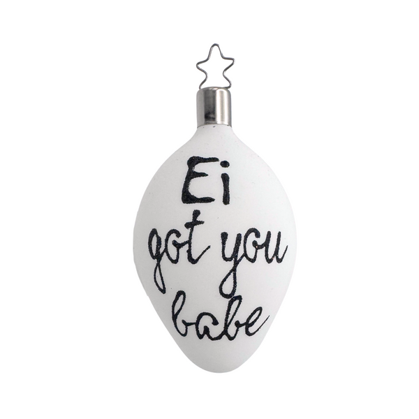Ei Got You Babe Egg by Inge Glas of Germany