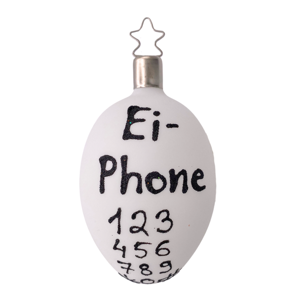 Ei Phone Egg by Inge Glas of Germany