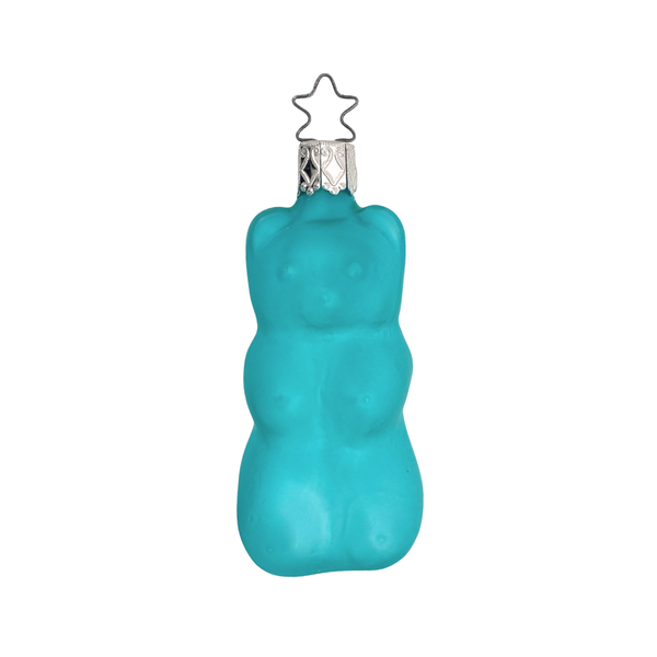 Gummy Bear, green frosted by Inge Glas of Germany