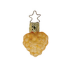 Gold Grape cluster shaped ornaments with star tops by Inge Glas of Germany