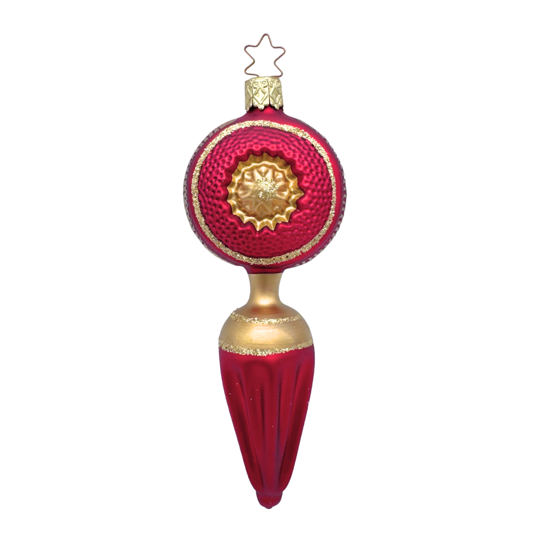 Red and Gold Baubles by Inge Glas of Germany