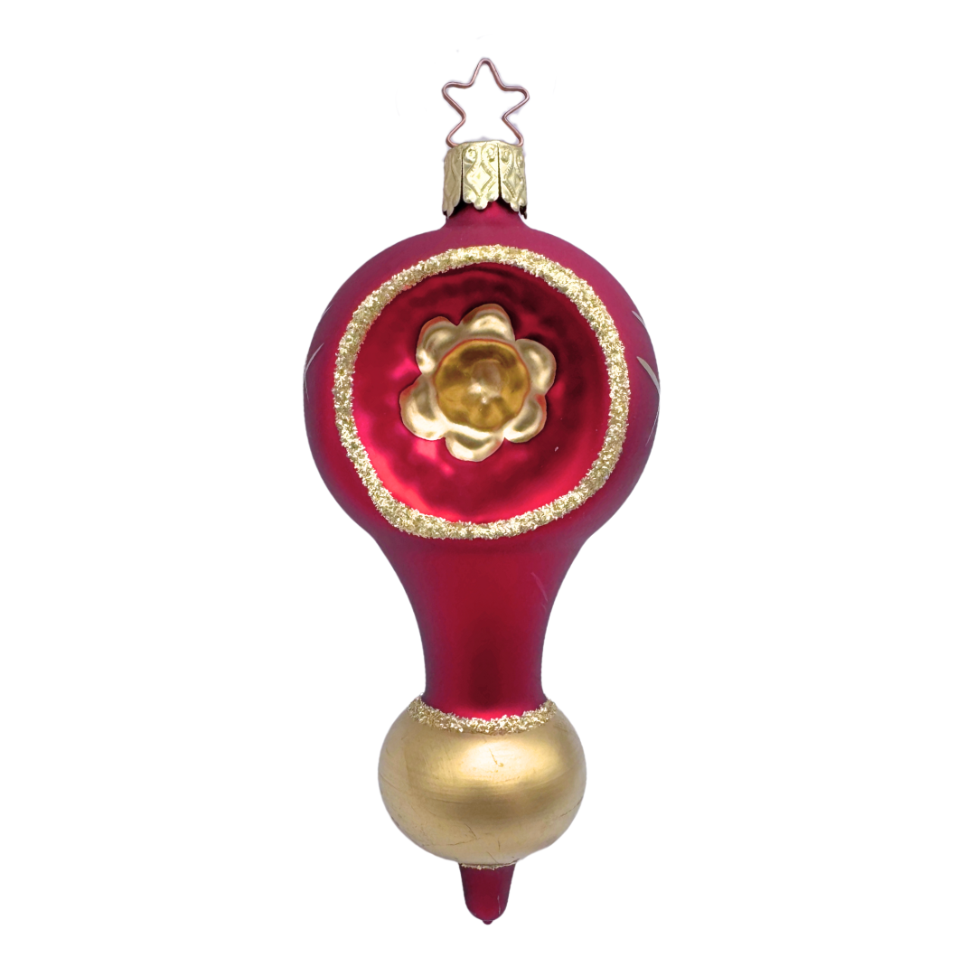 Red and Gold Baubles by Inge Glas of Germany