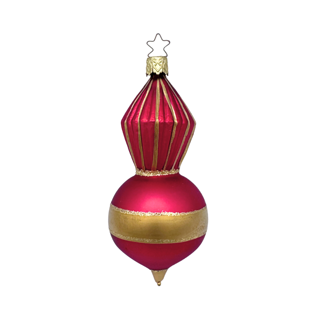 Red and Gold Baubles by Inge Glas of Germany