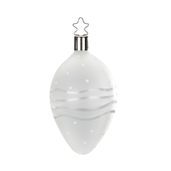 Wavy Egg, 4.2"  by Inge Glas of Germany