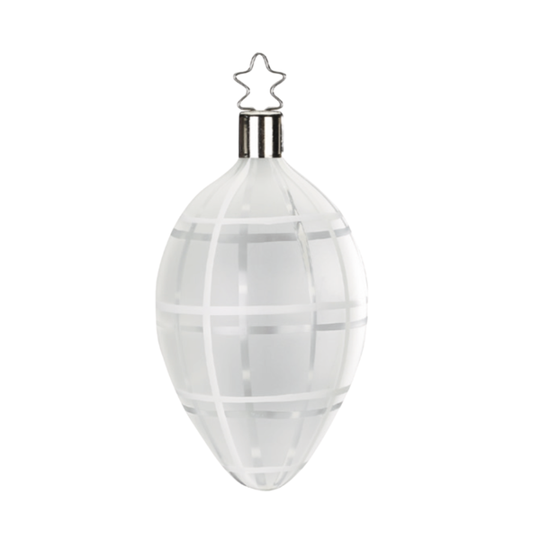 Square Egg, 4.2" by Inge Glas of Germany