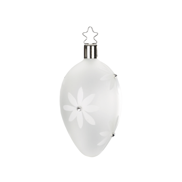 Delicacy Egg, 3.2" by Inge Glas of Germany