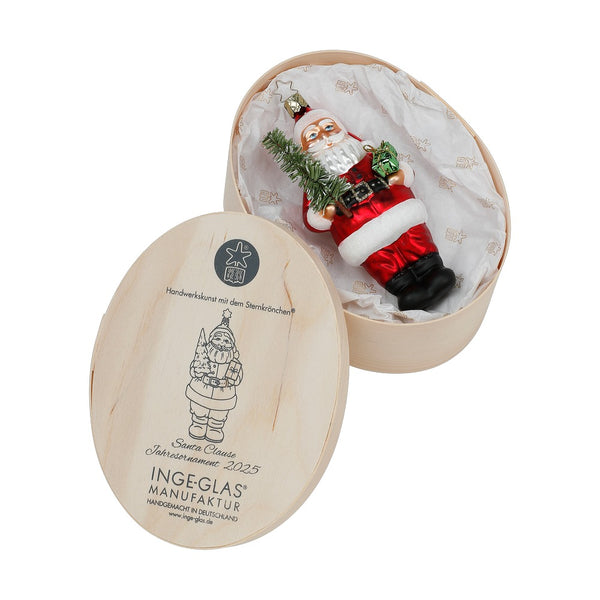 2025 Santa Clause Annual Ornament by Inge Glas of Germany