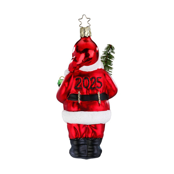 2025 Santa Clause Annual Ornament by Inge Glas of Germany