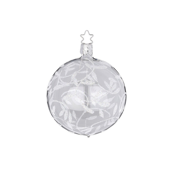 Delights Ball, transparent, 2.4" by Inge Glas of Germany