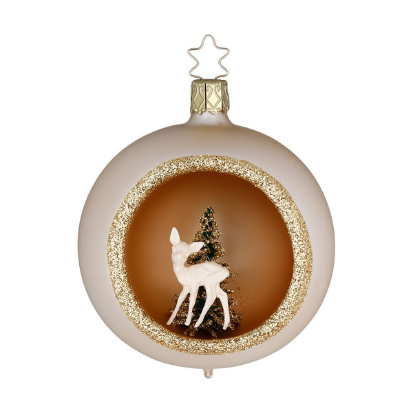 Forest Idyll Reflector, champagne matte, 3.2" by Inge Glas of Germany