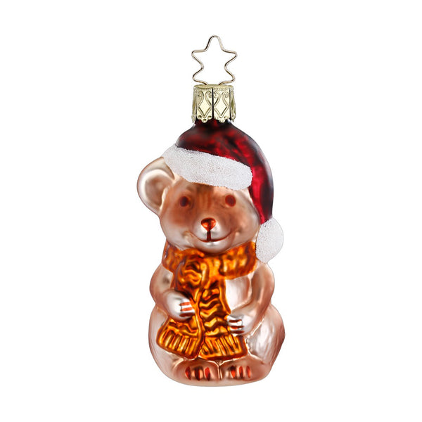 Christmas Mouse with scarf by Inge Glas of Germany