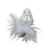 Gentle Snow Feathers Bird by Inge Glas of Germany