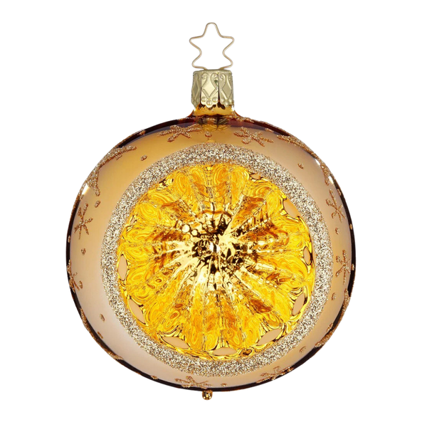Sparkling Sky, inkagold shiny, 4" by Inge Glas of Germany