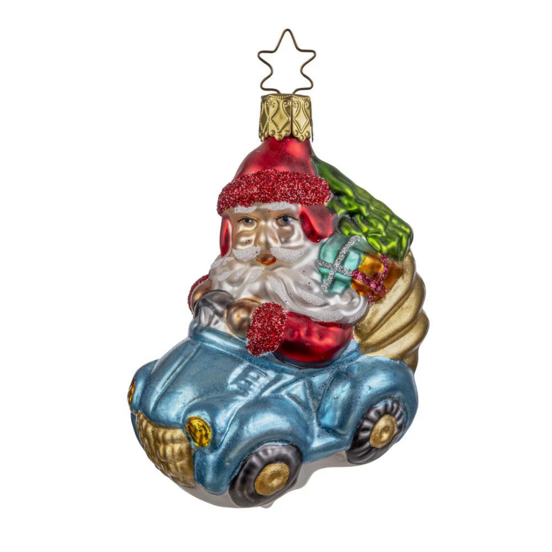 Santa on the Road by Inge Glas of Germany