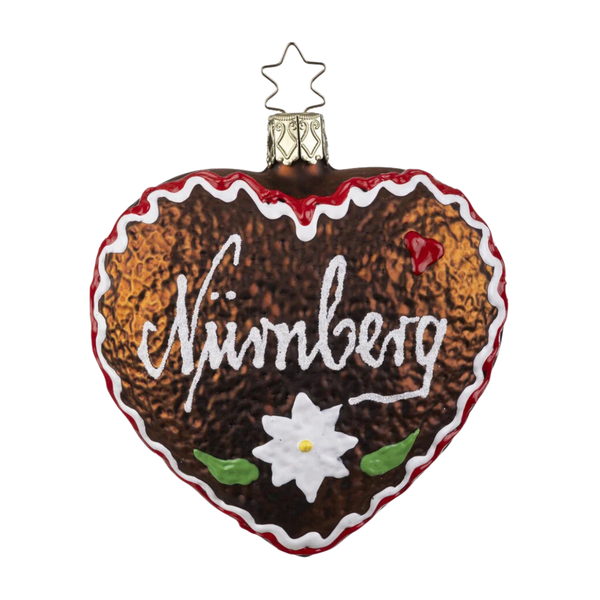 Gingerbread Heart, Nurnberg by Inge Glas of Germany