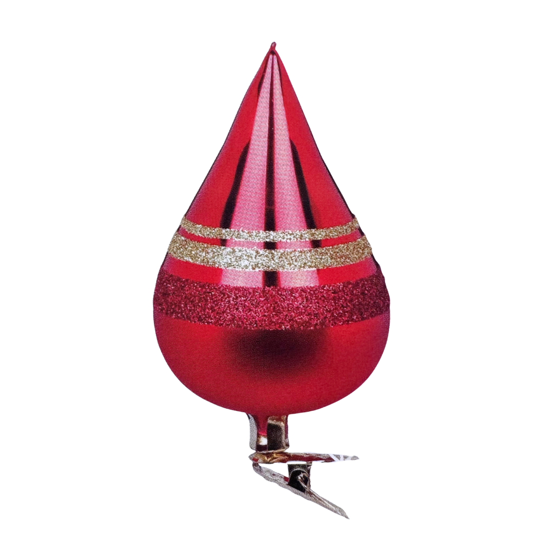 Elegant Teardrop, Christmas Rings by Inge Glas of Germany