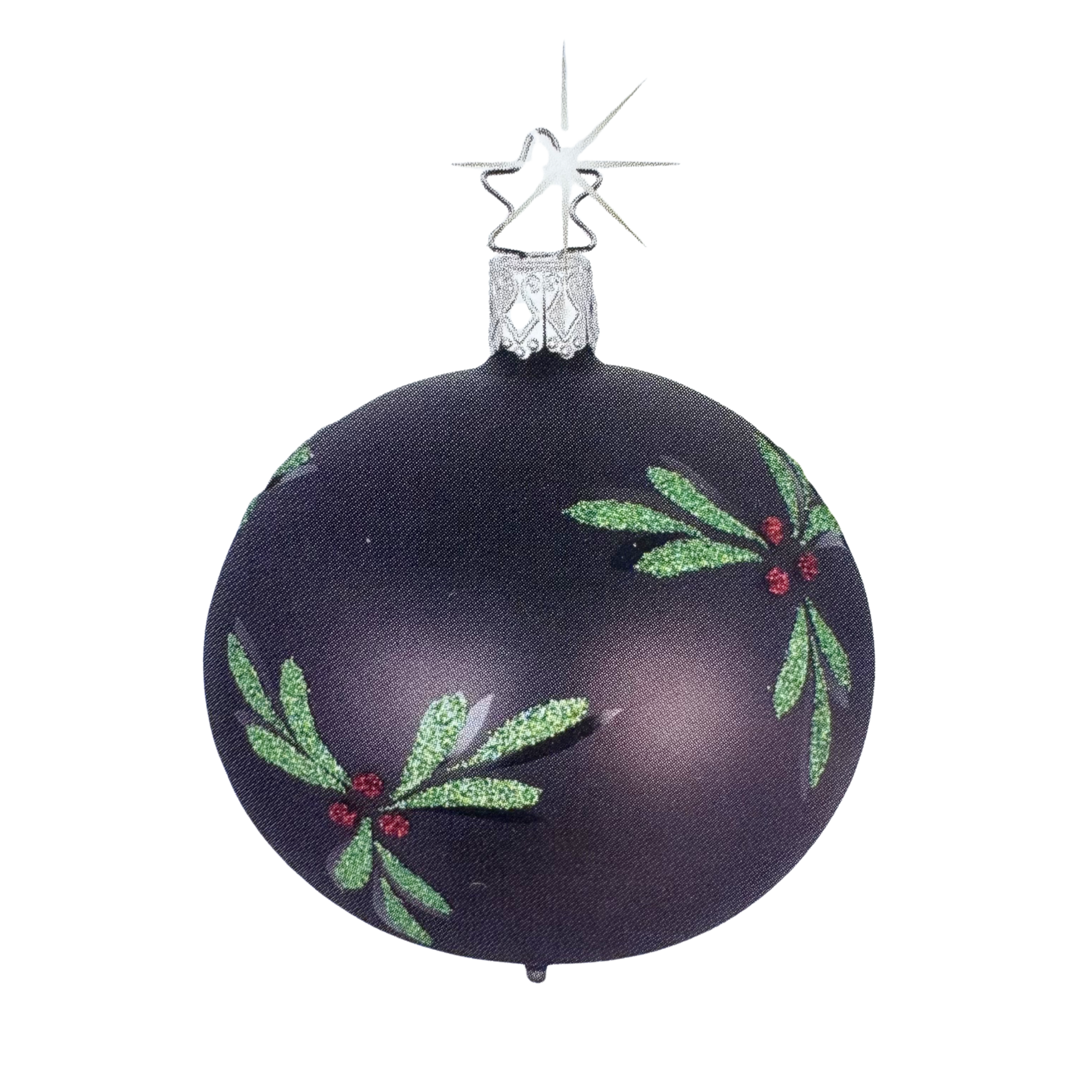 Christmas Berries Ball, anthracite, 3.2