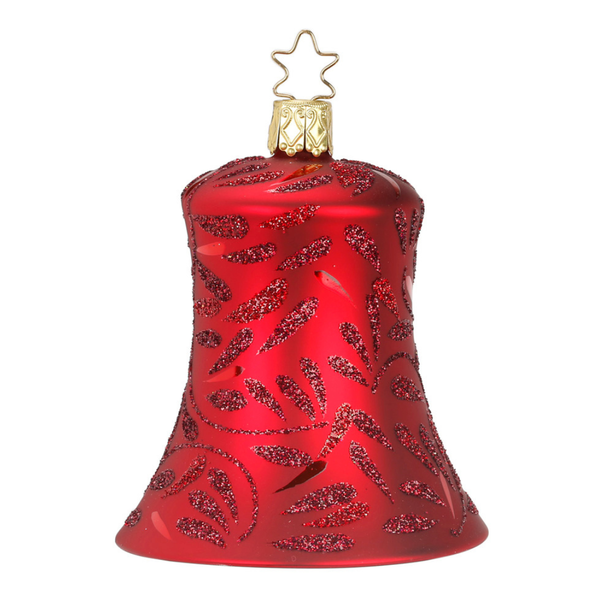 Delights Bell, oxblood matte by Inge Glas of Germany