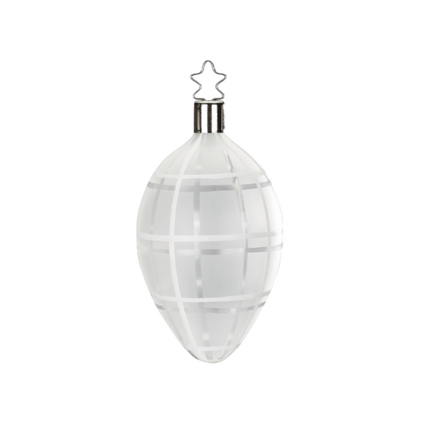 Square Egg, 3.2" by Inge Glas of Germany
