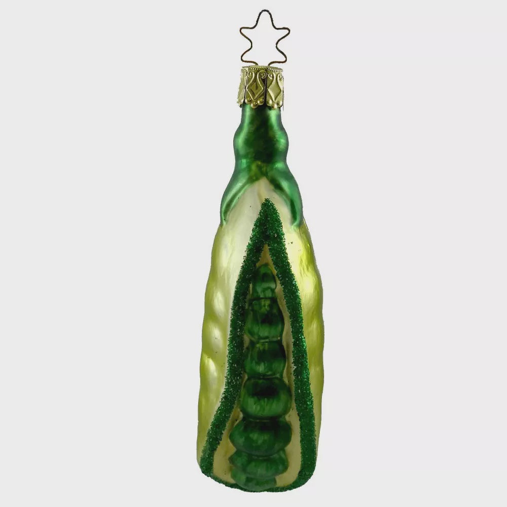 Peas Ornament by Inge Glas of Germany