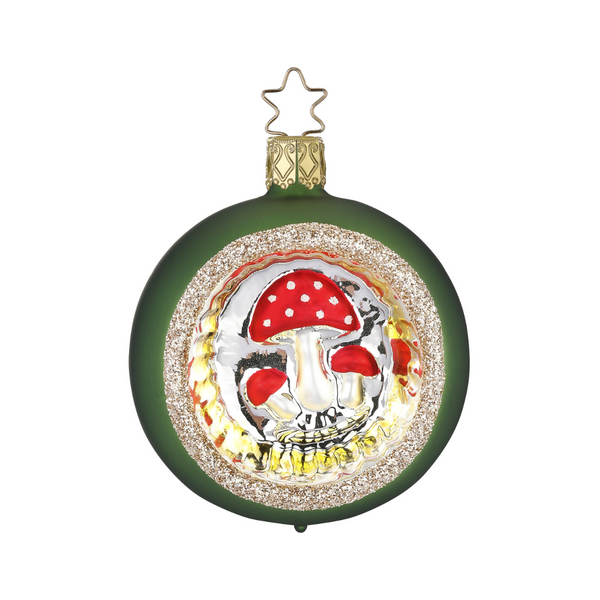 Forest Mushrooms Ornament by Inge Glas of Germany