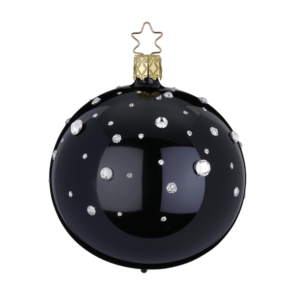 Star Shower Ball, black pearl by Inge Glas of Germany