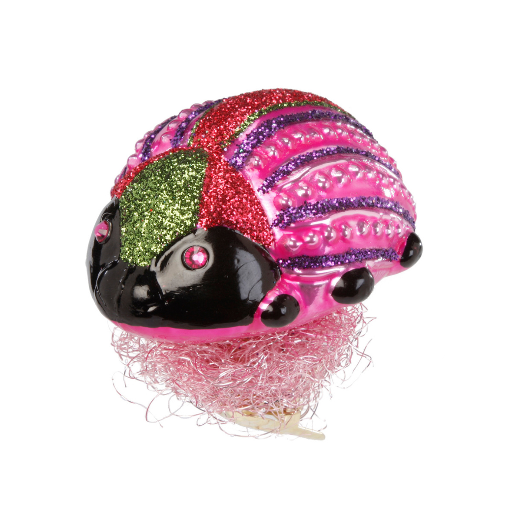 Glitter Beetle, pink by Inge Glas of Germany