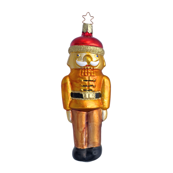Nutcracker short hat gold by Inge Glas of Germany