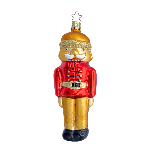 Nutcracker short hat red by Inge Glas of Germany