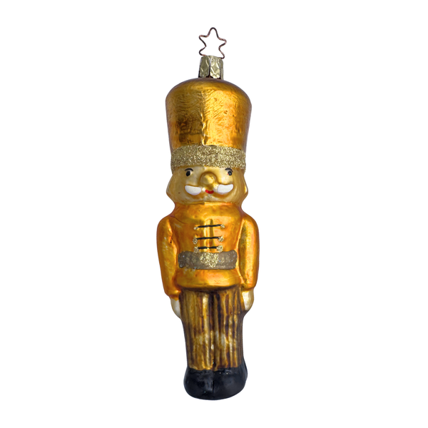 Nutcracker tall gold by Inge Glas of Germany
