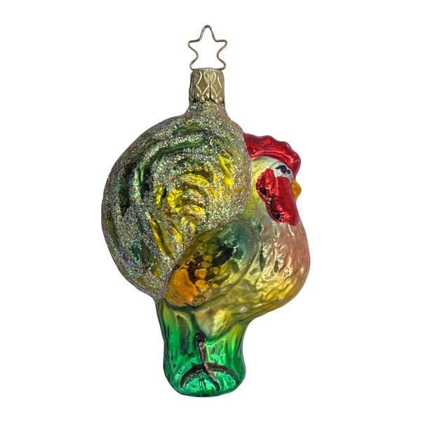 Cock a Doodle Doo, gold by Inge Glas of Germany