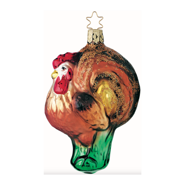 Cock a Doodle Doo, brown by Inge Glas of Germany