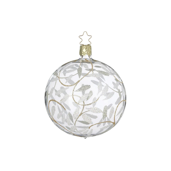 Delights Ball, transparent, 2.4", by Inge Glas of Germany