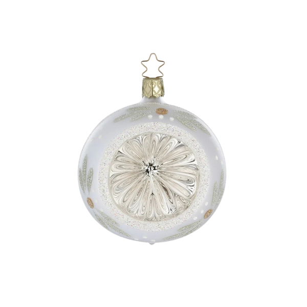 Blossom Glamour Reflector, white matte, 2.4" by Inge Glas of Germany