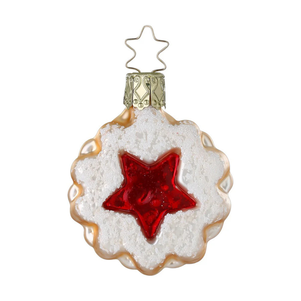 Terrace Cookie with Star, red by Inge Glas of Germany
