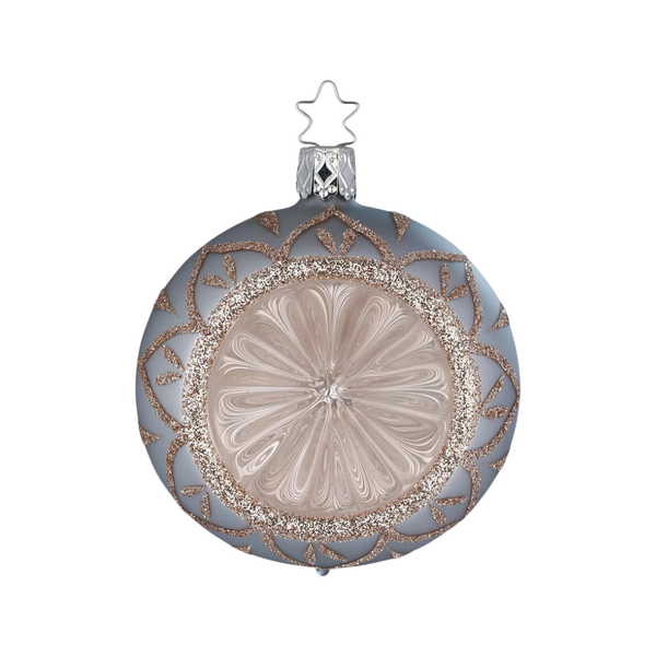 Peaceful Glamour Reflector, 3.2", pearl grey matte by Inge Glas of Germany