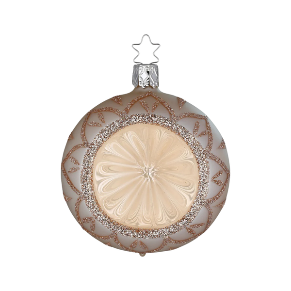 Peaceful Glamour Reflector, 3.2", champagne matte  by Inge Glas of Germany