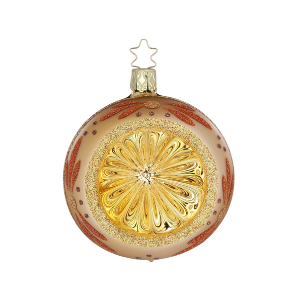 Blossom Glamour Reflector, brocade shiny, 3.2" by Inge Glas of Germany