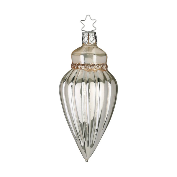 Jewel Ornament, beige by Inge Glas of Germany