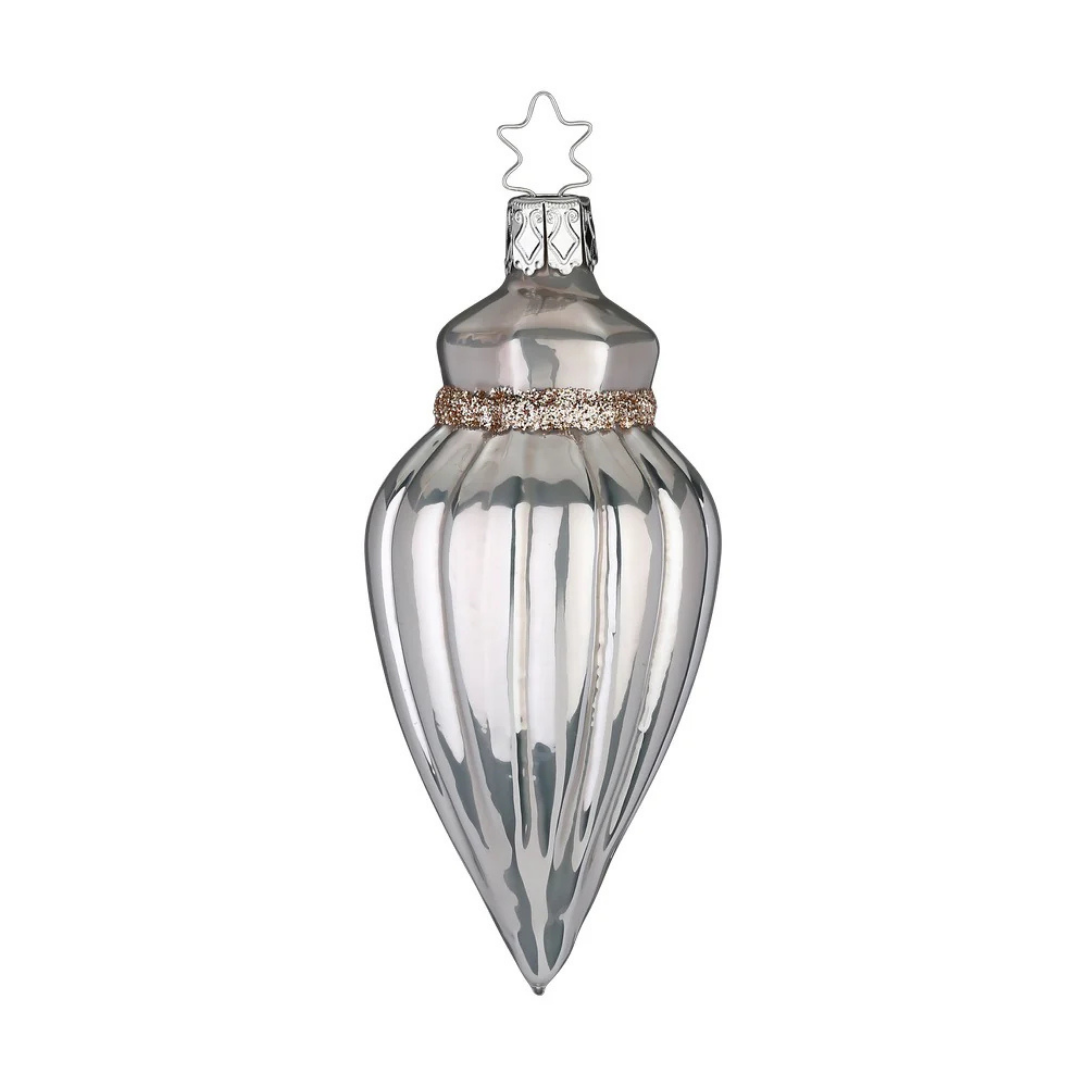 Jewel Ornament, gray by Inge Glas of Germany