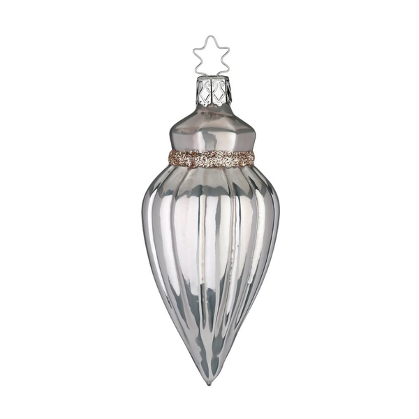 Jewel Ornament, gray by Inge Glas of Germany