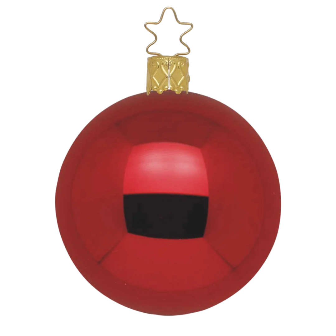 Ball, oxblood shiny, 6