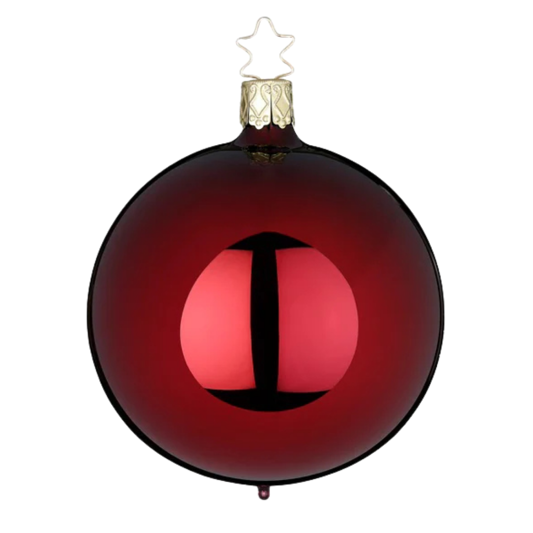 Ball, imperial red shiny, 4